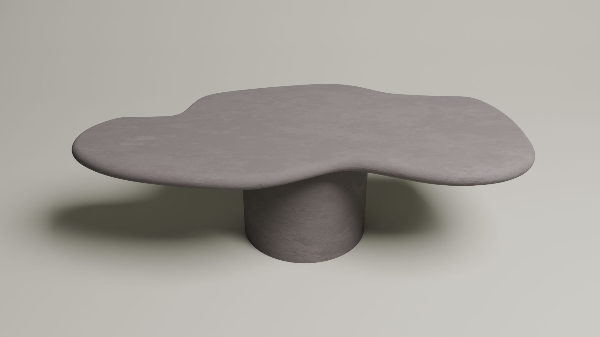 Office Reception Counter Desk Concrete Finish