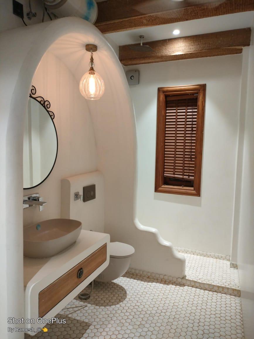 Microconcrete Wall Washroom system design specification